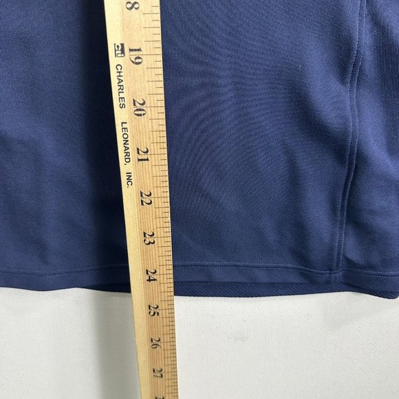 Under Armour Auburn University Polo Shirt Women Size Medium Blue Longsleeve - Picture 9 of 9